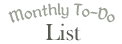 monthly to-do lists